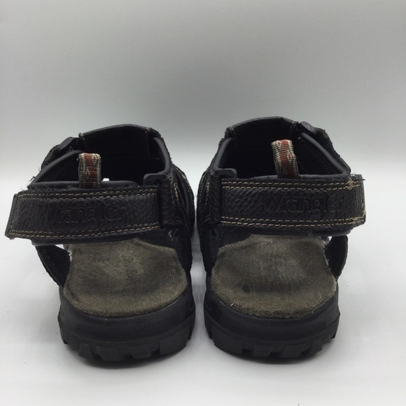 WRANGLER Pennington Brown Faux Leather Fisherman Sandals Size 7 - Picture 7 of 11